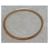 14k thin gold band