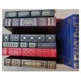 7 leather bound books - sacrifice, fathers and