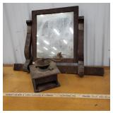 Mirror, coffee grinder