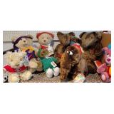 Box retro bears - applause, Gund, sesame St, etc