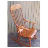 Antique Plank Seat Rocker