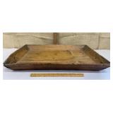 Large primitive pine tray