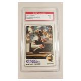 Yankees Thurman Munson vintage 1973 graded card