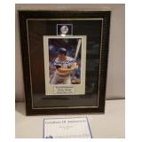 Mickey Mantle signed photo 8x10 frame , frame