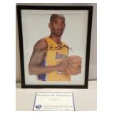 Kobe Bryant Lakers sign photo 8x10 with