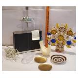 Mid-Century Lamp (works), Candle & Holders