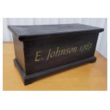 Small E. Johnson (Endicott??) box 18" x 8" x 8"