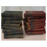 2 piles encyclopedias W/great pull out maps