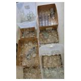 7 boxes stemware and bar glasses