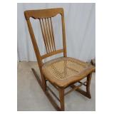 Maple Granny/Ladies rocker - good seat