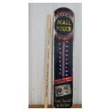Mail pouch tobacco tin thermometer