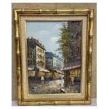 Henry Rogers signed painting on canvas- Paris