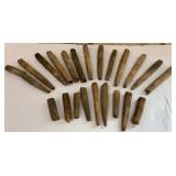 Box of barn beam pegs