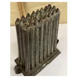 24 hole old tin Candle mold