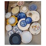 Large box misc plates & bowls