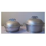 2 Pcs Vintage Guardian Service Cast Aluminum Ware