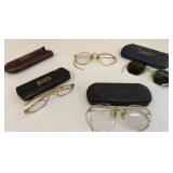 Vintage eyeglasses - some need repair