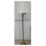 Brass floor lamp