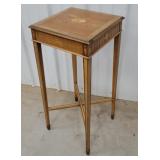 Inlaid plant stand 12"12"28"