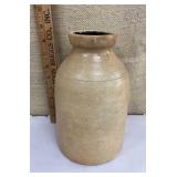 Banded stoneware crock