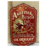 1976 Anheuser Busch/Budweiser sign - aluminum(?)