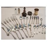 Ornate Flatware, Lighters, Salt & Peppers