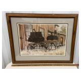 Jon Crane signed & numbered print Montana Beer