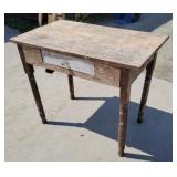 1 drawer farm table 36"21"30"- expect 800s to be