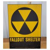 Fallout shelter sign