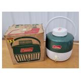 Coleman water cooler with box