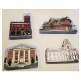 Wooden block buildings of Waverly N,Y, Athens,