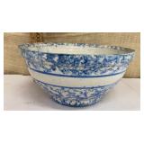 Early spongeware bowl - some chips