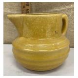 McCoy yellowware pitcher