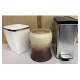 3 trash bins - all like new