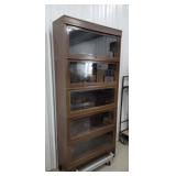 5 section Hale stacking Barrister bookcase 76"tall