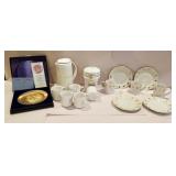 Gevalia Kaffe cups, thermos, canister, Tienshan