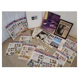 Box stamps & jazz magazines