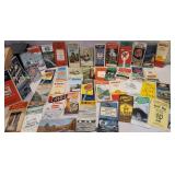 Box advertising gas station maps - Gulf,