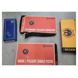 Empty gun boxes, smooth and Wesson, Ruger,