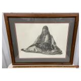 Cat Deuter signed & numbered print - Native