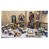 Great collection of country Christmas decor