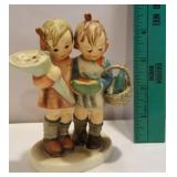 Hummel - boy and  girl with flowers and basket
