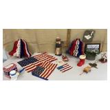 Country 4th of July & Christmas decor