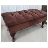 Queen Anne lift top bench