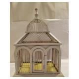 Wooden bird cage