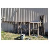 Scaffolding 26 uprights, 8 guards, 1 set of