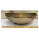 Early turned bowl w/ original paint