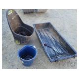 Water bucket, garden cart, sled