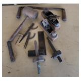 Block planes, draw shave, hammer, etc