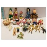 Misc.dolls, raggedy Ann and Andy, porcelain doll,